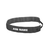 カスタマイズスタイリッシュ可能なモダン黒の検証済みブランド アスレチックヘッドバンド (右)