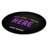 カスタマイズスタイリッシュ可能なモダン黒の検証済みブランド カッティングボード (角)