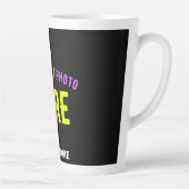 カスタマイズスタイリッシュ可能なモダン黒の検証済みブランド カフェラテマグ (右)