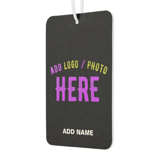 カスタマイズスタイリッシュ可能なモダン黒の検証済みブランド カーエアーフレッシュナー (左)