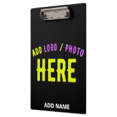 カスタマイズスタイリッシュ可能なモダン黒の検証済みブランド クリップボード (左)