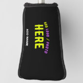 カスタマイズスタイリッシュ可能なモダン黒の検証済みブランド ゴルフヘッドカバー (回転90)