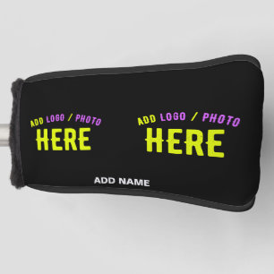 カスタマイズスタイリッシュ可能なモダン黒の検証済みブランド ゴルフヘッドカバー