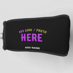 カスタマイズスタイリッシュ可能なモダン黒の検証済みブランド ゴルフヘッドカバー