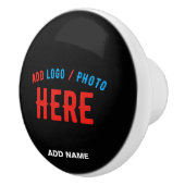 カスタマイズスタイリッシュ可能なモダン黒の検証済みブランド セラミックノブ (右)