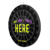 カスタマイズスタイリッシュ可能なモダン黒の検証済みブランド ダーツボード (正面右)