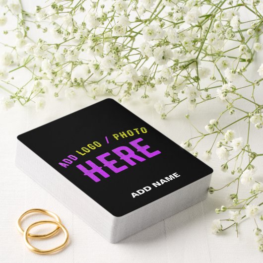 カスタマイズスタイリッシュ可能なモダン黒の検証済みブランド トランプ (インサイチュ (ウェディング))