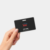 カスタマイズスタイリッシュ可能なモダン黒の検証済みブランド バッジ (Handheld)