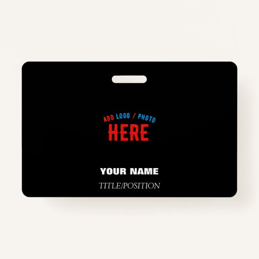 カスタマイズスタイリッシュ可能なモダン黒の検証済みブランド バッジ (正面)