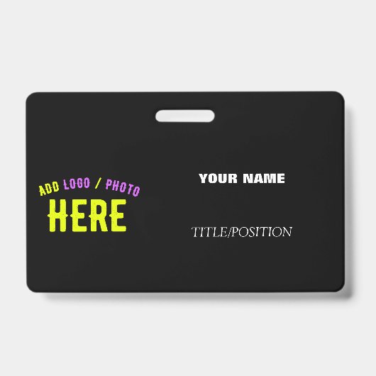 カスタマイズスタイリッシュ可能なモダン黒の検証済みブランド バッジ (正面)