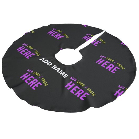 カスタマイズスタイリッシュ可能なモダン黒の検証済みブランド フェイクリネンツリースカート (アングル)