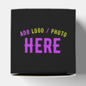 カスタマイズスタイリッシュ可能なモダン黒の検証済みブランド フェイバーボックス (上部)