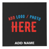 カスタマイズスタイリッシュ可能なモダン黒の検証済みブランド フォトキューブ (正面)