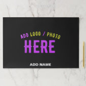 カスタマイズスタイリッシュ可能なモダン黒の検証済みブランド ペーパーパッド (インサイチュ)