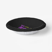 カスタマイズスタイリッシュ可能なモダン黒の検証済みブランド ペーパーボウル (傾斜あり)