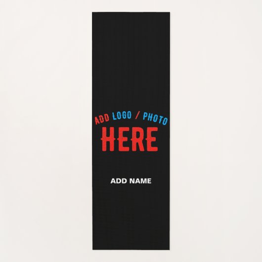 カスタマイズスタイリッシュ可能なモダン黒の検証済みブランド ヨガマット (正面)