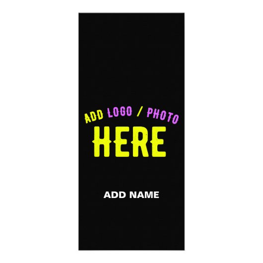 カスタマイズスタイリッシュ可能なモダン黒の検証済みブランド ラックカード (裏面)