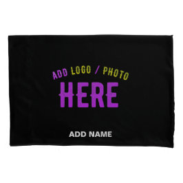 カスタマイズスタイリッシュ可能なモダン黒の検証済みブランド 枕カバー