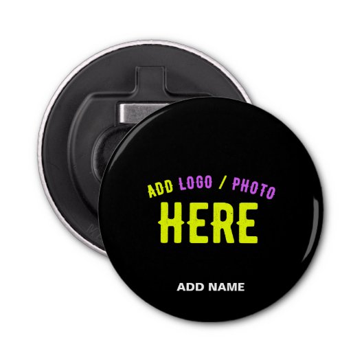 カスタマイズスタイリッシュ可能なモダン黒の検証済みブランド 栓抜き (正面)