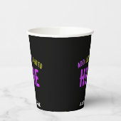 カスタマイズスタイリッシュ可能なモダン黒の検証済みブランド 紙コップ (左)