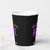 カスタマイズスタイリッシュ可能なモダン黒の検証済みブランド 紙コップ (右)