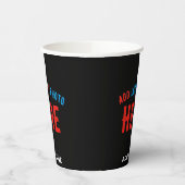 カスタマイズスタイリッシュ可能なモダン黒の検証済みブランド 紙コップ (左)