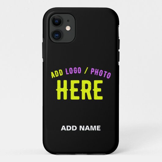 カスタマイズスタイリッシュ可能なモダン黒の検証済みブランド Case-Mate iPhoneケース (裏面)