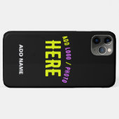 カスタマイズスタイリッシュ可能なモダン黒の検証済みブランド Case-Mate iPhoneケース (裏面(横))