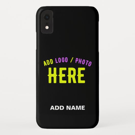 カスタマイズスタイリッシュ可能なモダン黒の検証済みブランド Case-Mate iPhoneケース (裏面)