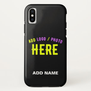 カスタマイズスタイリッシュ可能なモダン黒の検証済みブランド iPhone XSケース