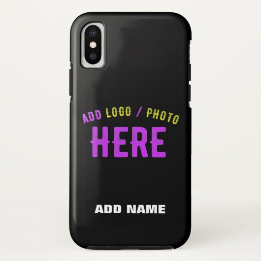 カスタマイズスタイリッシュ可能なモダン黒の検証済みブランド Case-Mate iPhoneケース (裏面)