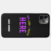 カスタマイズスタイリッシュ可能なモダン黒の検証済みブランド Case-Mate iPhoneケース (裏面(横))