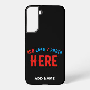 カスタマイズスタイリッシュ可能なモダン黒の検証済みブランド SAMSUNG GALAXY S22+ケース