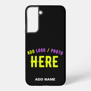 カスタマイズスタイリッシュ可能なモダン黒の検証済みブランド SAMSUNG GALAXY S22+ケース