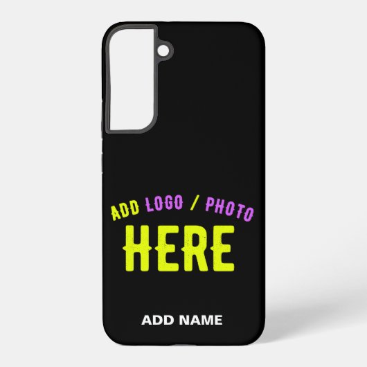 カスタマイズスタイリッシュ可能なモダン黒の検証済みブランド SAMSUNG GALAXYケース (裏面)