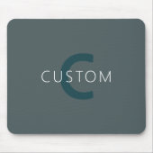 カスタマイズスタイリッシュ可能なモノグラムテンプレート マウスパッド (正面)
