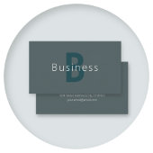 カスタマイズスタイリッシュ可能なモノグラムテンプレート 名刺