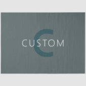 カスタマイズスタイリッシュ可能なモノグラムテンプレート 薄葉紙 (正面)