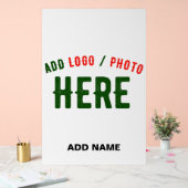 カスタマイズスタイリッシュ可能な白モダン検証済みブランド アクリルサイン (ウェディング)