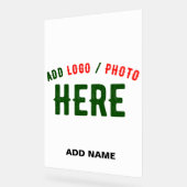 カスタマイズスタイリッシュ可能な白モダン検証済みブランド アクリルサイン (傾斜)