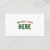 カスタマイズスタイリッシュ可能な白モダン検証済みブランド アドバイスカード (裏面)