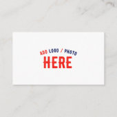 カスタマイズスタイリッシュ可能な白モダン検証済みブランド アドバイスカード (裏面)