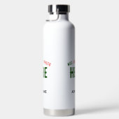 カスタマイズスタイリッシュ可能な白モダン検証済みブランド ウォーターボトル (右面)