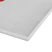 カスタマイズスタイリッシュ可能な白モダン検証済みブランド カッティングボード (角)