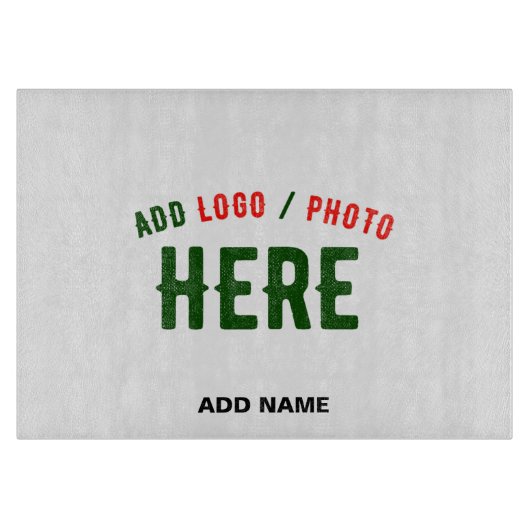 カスタマイズスタイリッシュ可能な白モダン検証済みブランド カッティングボード (正面)