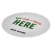 カスタマイズスタイリッシュ可能な白モダン検証済みブランド カッティングボード (角)