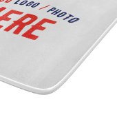 カスタマイズスタイリッシュ可能な白モダン検証済みブランド カッティングボード (角)