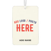 カスタマイズスタイリッシュ可能な白モダン検証済みブランド カーエアーフレッシュナー (裏面)