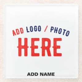 カスタマイズスタイリッシュ可能な白モダン検証済みブランド ガラスコースター