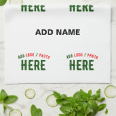 カスタマイズスタイリッシュ可能な白モダン検証済みブランド キッチンタオル (折り畳み)